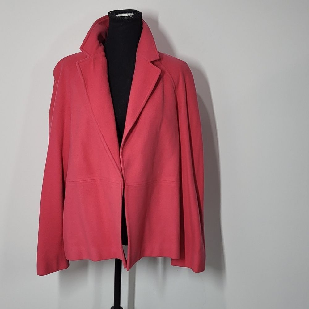 Jones New York Signature Pink Wool Blend Jacket